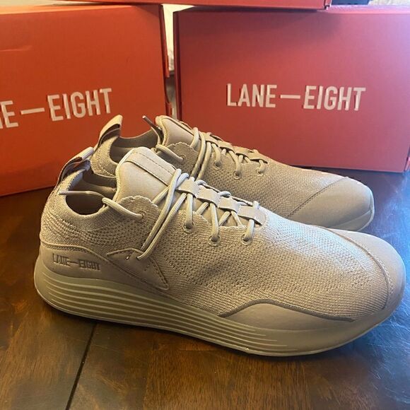 New!  Lane-Eight HIIT Trainers “Soft Grey” 10 - Picture 1 of 15